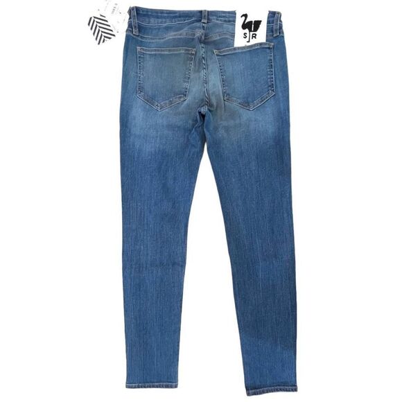 Sandrine Rose x Free People Women's Jeans Distressed Slim Indigo Size 29 NWT - Picture 7 of 11